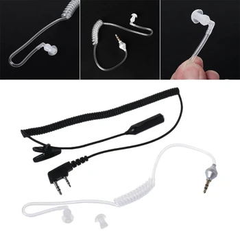 2-за Контакт Микрофон слушалки ПР с ухо с въздушна акустична тръба 3,5 мм Baofeng UV-5R 888s