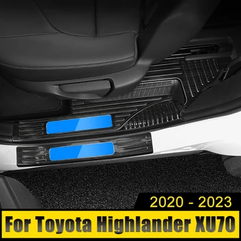 Автоаксесоари За Toyota Highlander XU70 Kluger 2020-2022 2023 Неръждаема Тампон На Прага на Педала на Защитно покритие Тампон Стикер
