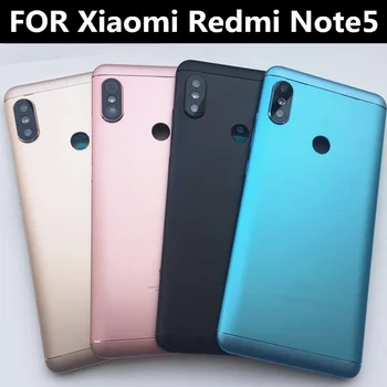 За Xiaomi Redmi note5 Задния Капак на Отделението за батерията Стъклен Панел на Задната Врата на Корпуса Калъф За Redmi note 5 Задния капак на отделението за батерията на вратата