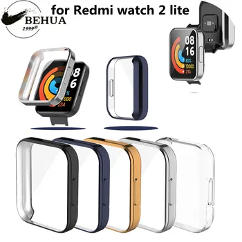 На цял екран Защитен Калъф За Redmi Watch 2 Lite с Защитно покритие от TPU Калъф за Xiaomi Mi 2 Watch Lite Броня под формата на Миди Рамка