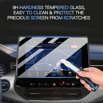 Автомобилна GPS Навигационна Защитно Фолио за Jepe Compass 2021 2022 2023 LCD централна екран Защитен слой от закалено стъкло