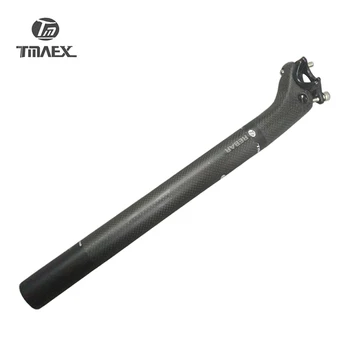 TMAEX-3k Матиран от въглеродни влакна Подседельный пин Преди 25 градуса Ultralight Подседельный щифт за Шоссейного наем Подседельный щифт за Планински велосипед 27.2/30.8/31.6 мм