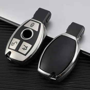 Нов Калъф за дистанционно на Ключа на Автомобила от TPU, Ключодържател за Mercedes Benz A B C R Class AMG CLA GLC GLA GLK W203 W210 W211 W204 W176, Аксесоари
